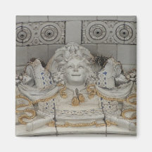face refrigerator magnet