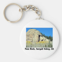Face Rock Key Chain
