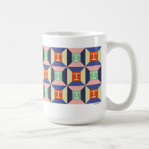 Face Squares 2 Mug