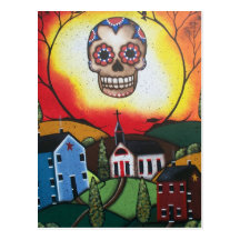 Face To Face, By Lori Everett, Postcard