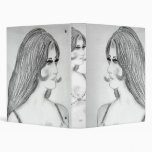Face To Face Pencil Sketch Binder