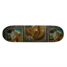 Face with mask - Cool Graffiti Skateboard
