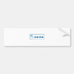 Facebook Blah Blah Bumper Sticker
