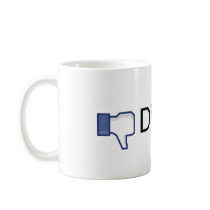 Facebook Dislike. Coffee Mug