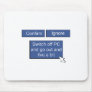 Facebook - go out and live mouse pads