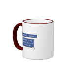 Facebook - go out and live mug