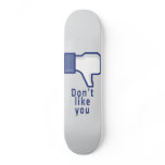 Facebook hand don't like you funny skateboard