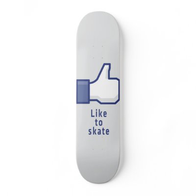 Facebook hand like to skate funny skateboard by dashiner