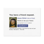 Facebook jesus postcards