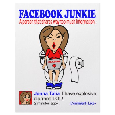 FACEBOOK JUNKIE CUSTOMIZED LETTERHEAD by pantsdownshirtscom