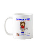 FACEBOOK JUNKIE mugs