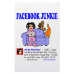 FACEBOOK JUNKIE stationery