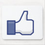Facebook Like Button Mouse Pad