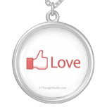 Facebook Love Button - Necklace