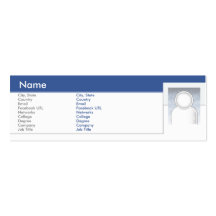 Facebook - Skinny Business Cards