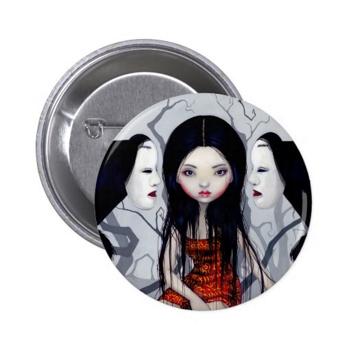 "Faceless Ghosts" Button