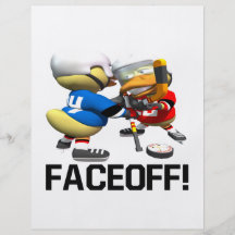 Faceoff Flyer Design
