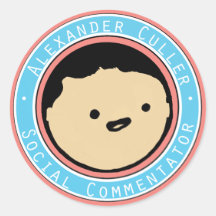 FacePaste Round Sticker