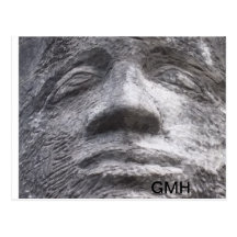 Faces In the Marble Post Card