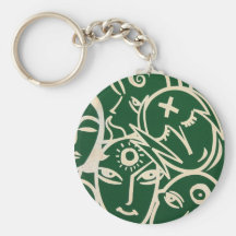 Faces Key Chains