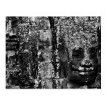 Faces on the Bayon (postcard)