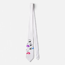 faces neckties