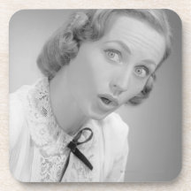 Facial Expressions Beverage Coaster