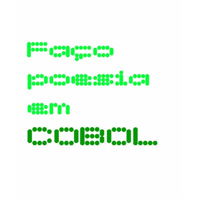 Faço poesia em COBOL T Shirts by jinacio