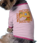 Factory Farm Animal Rights Dog Tee Shirt