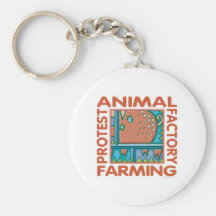 Factory Farming Key Chains