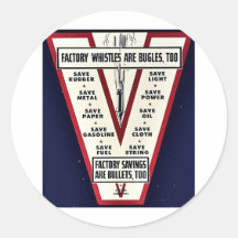 Factory Whistles Are Bugles Too Stickers