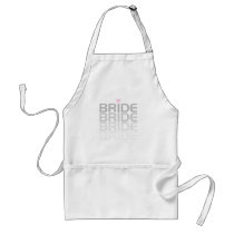 Fade Grey Bride Tshirts and Gifts Apron