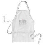 Fade Grey Bride Tshirts and Gifts Apron