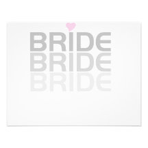 Fade Grey Bride Tshirts and Gifts Custom Announcement