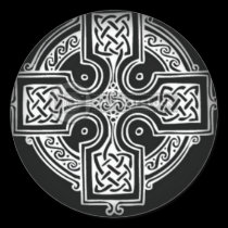 Fade to Black Round Stickers stickers
