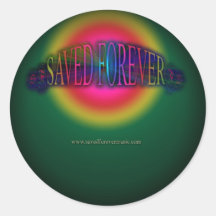 Fade to Black Round Stickers