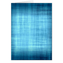 Faded Blue Fabric Greeting Card