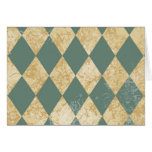 Faded Diamond Pattern Greeting Card