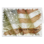Faded Flag Card