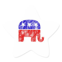 Faded Republican Elephant