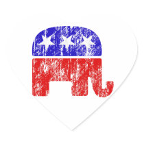 Faded Republican Elephant