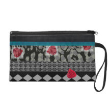 Faded Rose Wristlet