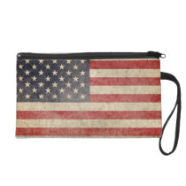 Faded USA Flag bagettes bags