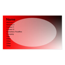 Fades: Black and Red Business Card