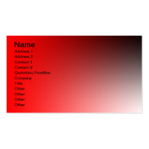 Fades: Black and Red Business Card Template