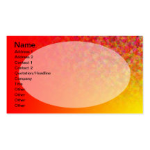 Fades: Red and "Easte" Red Cloud Business Card