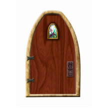 Faerie door photo cutouts