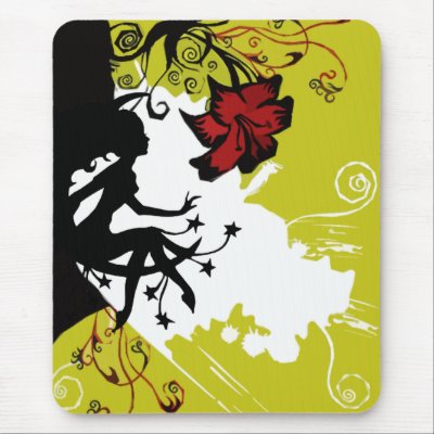 Faerie garden mouse pad by myhome71