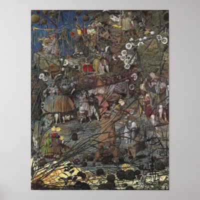 Faerie Poster/Print: Fairy Fellers' Master Stroke by Aquavel