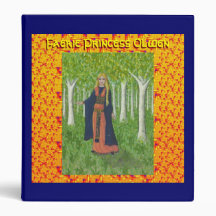 Faerie Princess Olwen Vinyl Binder